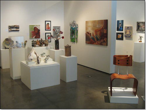 Installation view of the De Anza Student Art Show, Euphrat Museum of Art Installation view of the De Anza Student Art Show, Euphrat Museum of Art