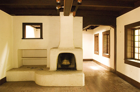 Briones house hearth