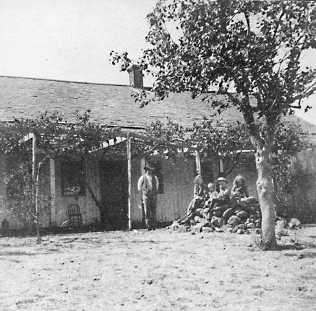 Briones' rancho home, in 1880s or early 1890s.