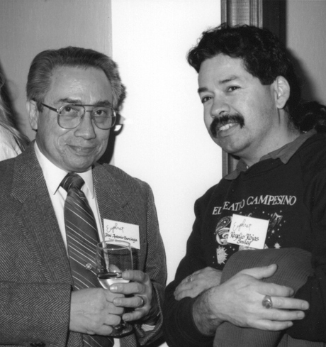 José Antonio Burciaga with Rogelio Smiley Rojas