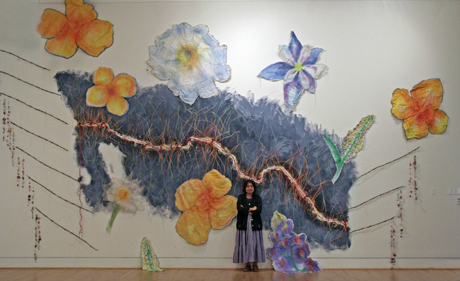 Consuelo Jimenez Underwood, Undocumented Border Flowers, 2009.